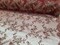 1 Yard Elegant Burgundy Floral Embroidery Lace Mesh Fabric for Wedding Dresses 50 Inch Width